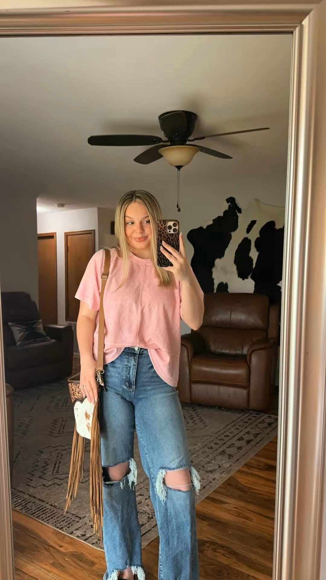 Blush Rodeo Tee