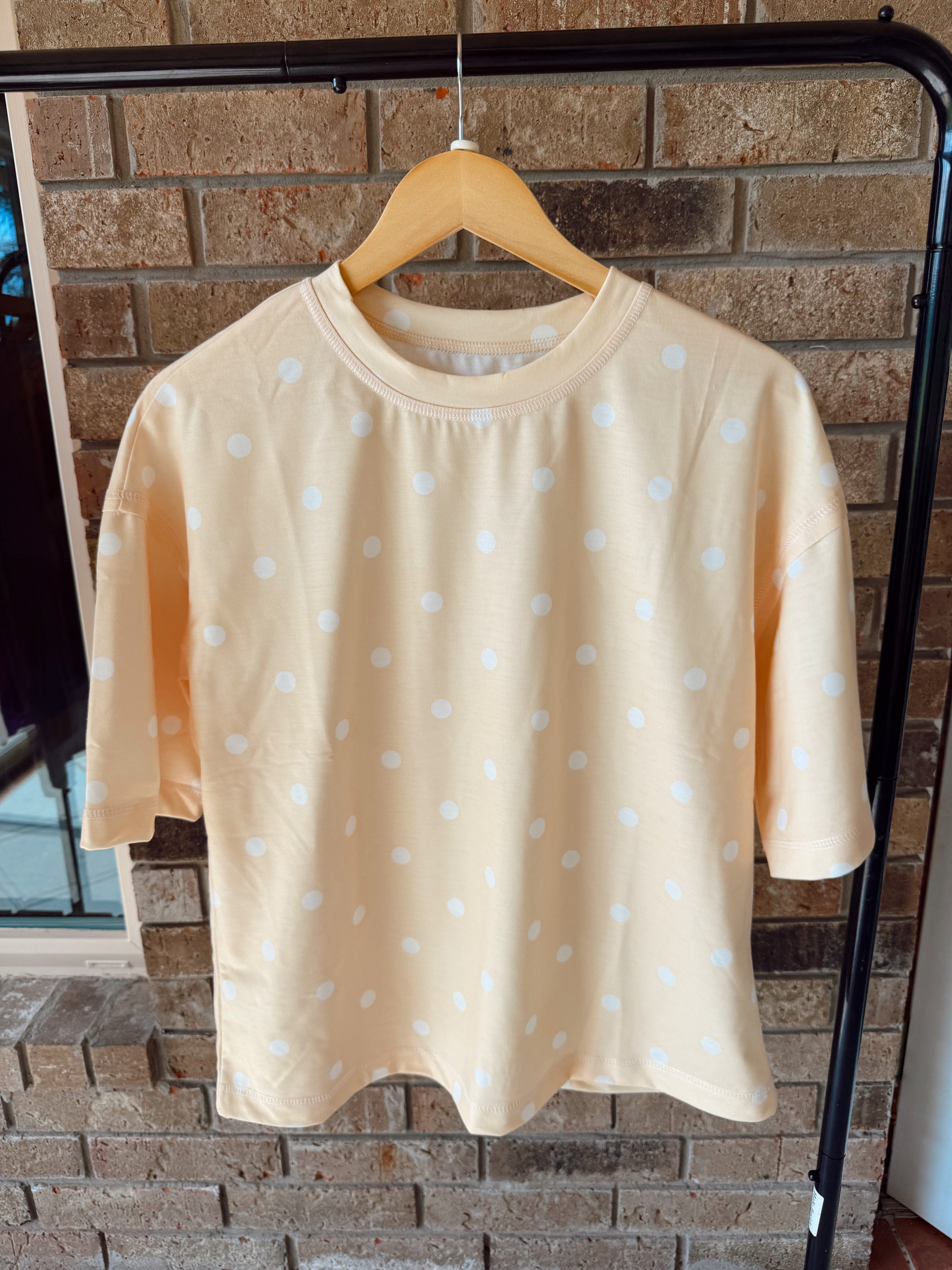 Yellow Polka Dot Set