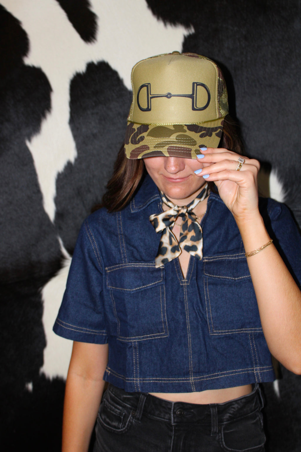 Camo Bit Trucker Hat