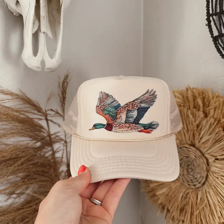 Bedazzled Duck Trucker Hat
