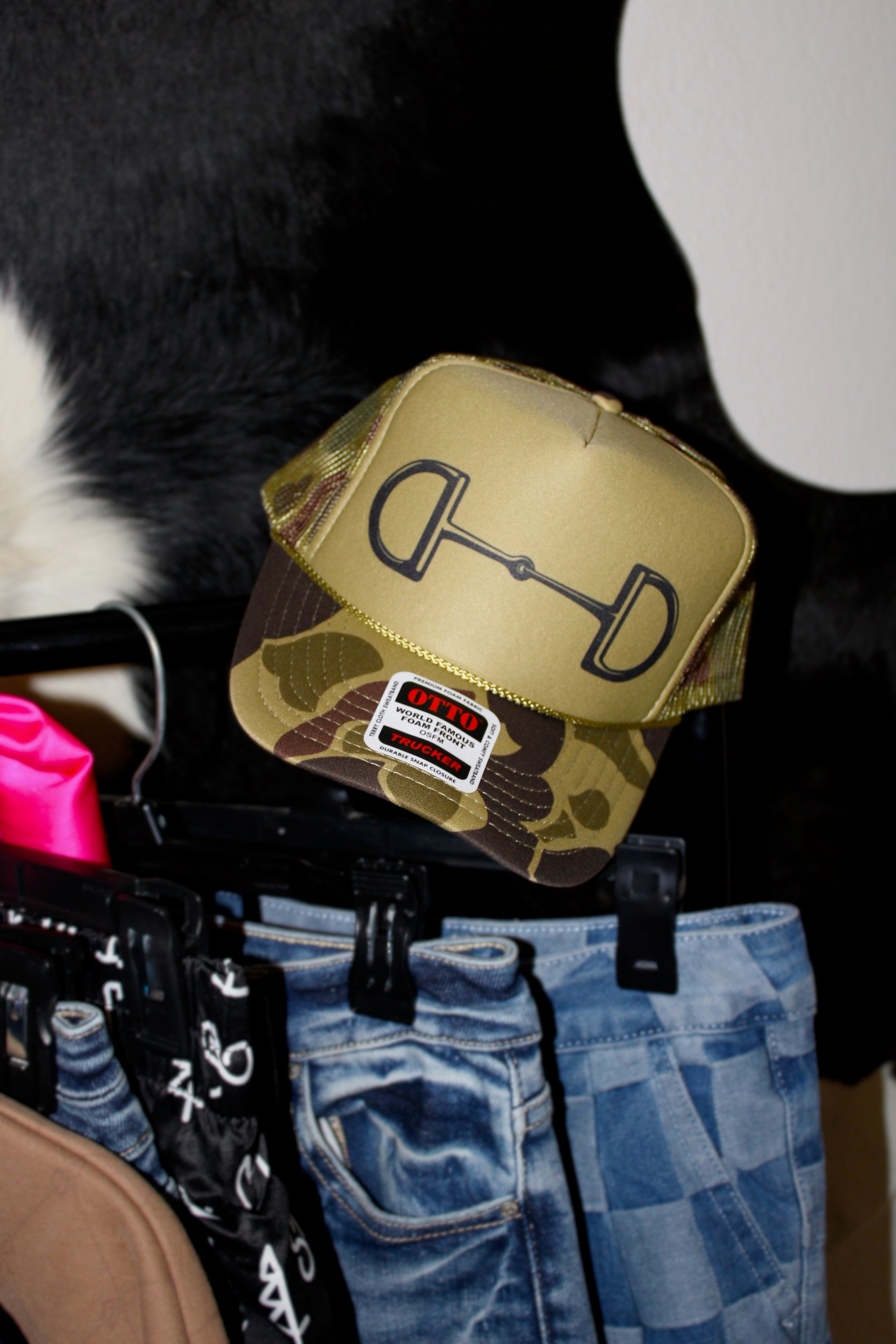 Camo Bit Trucker Hat