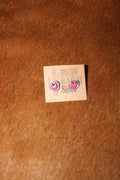 Heart Stone Earrings