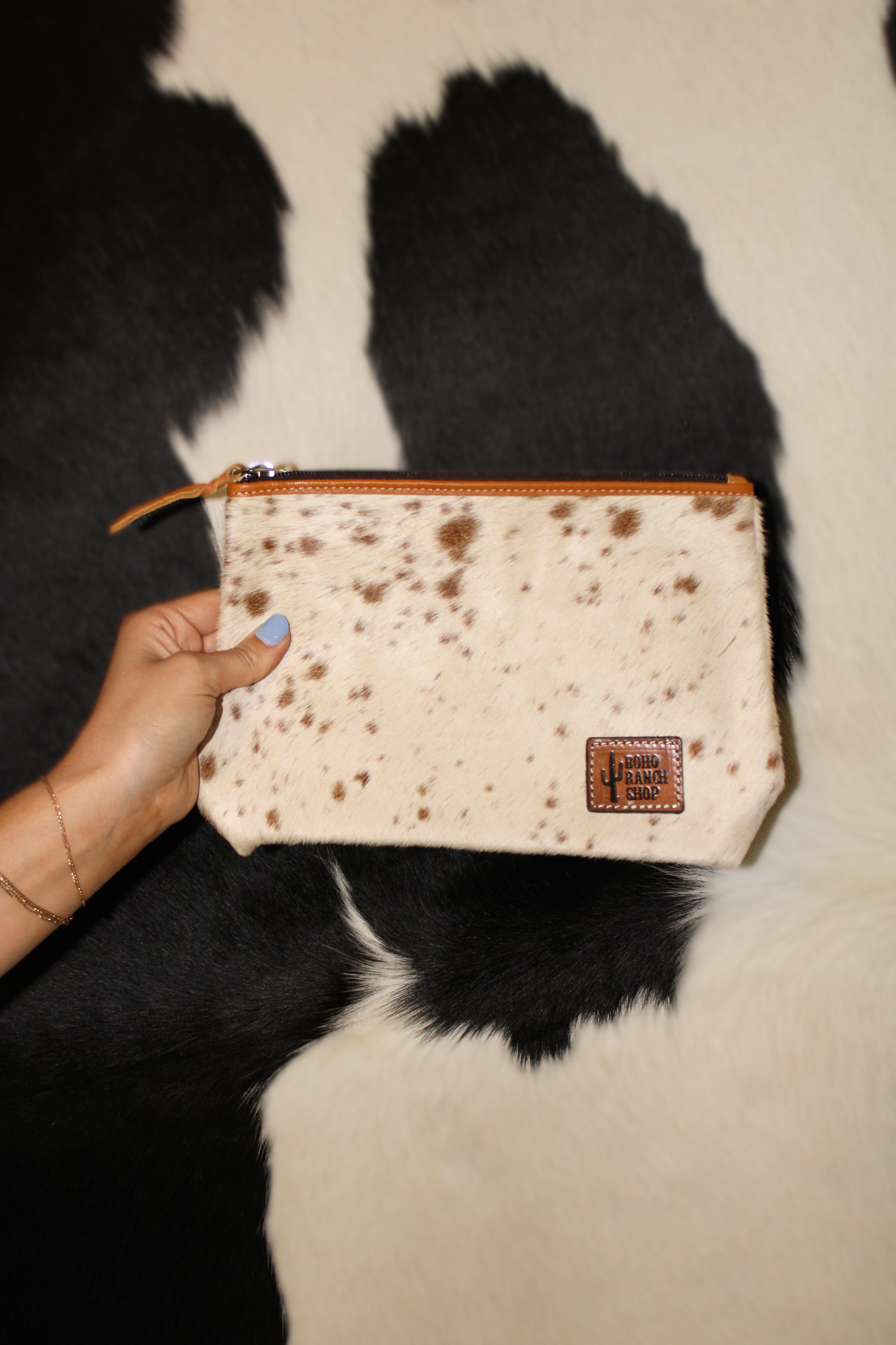 Cowhide Travel Bag
