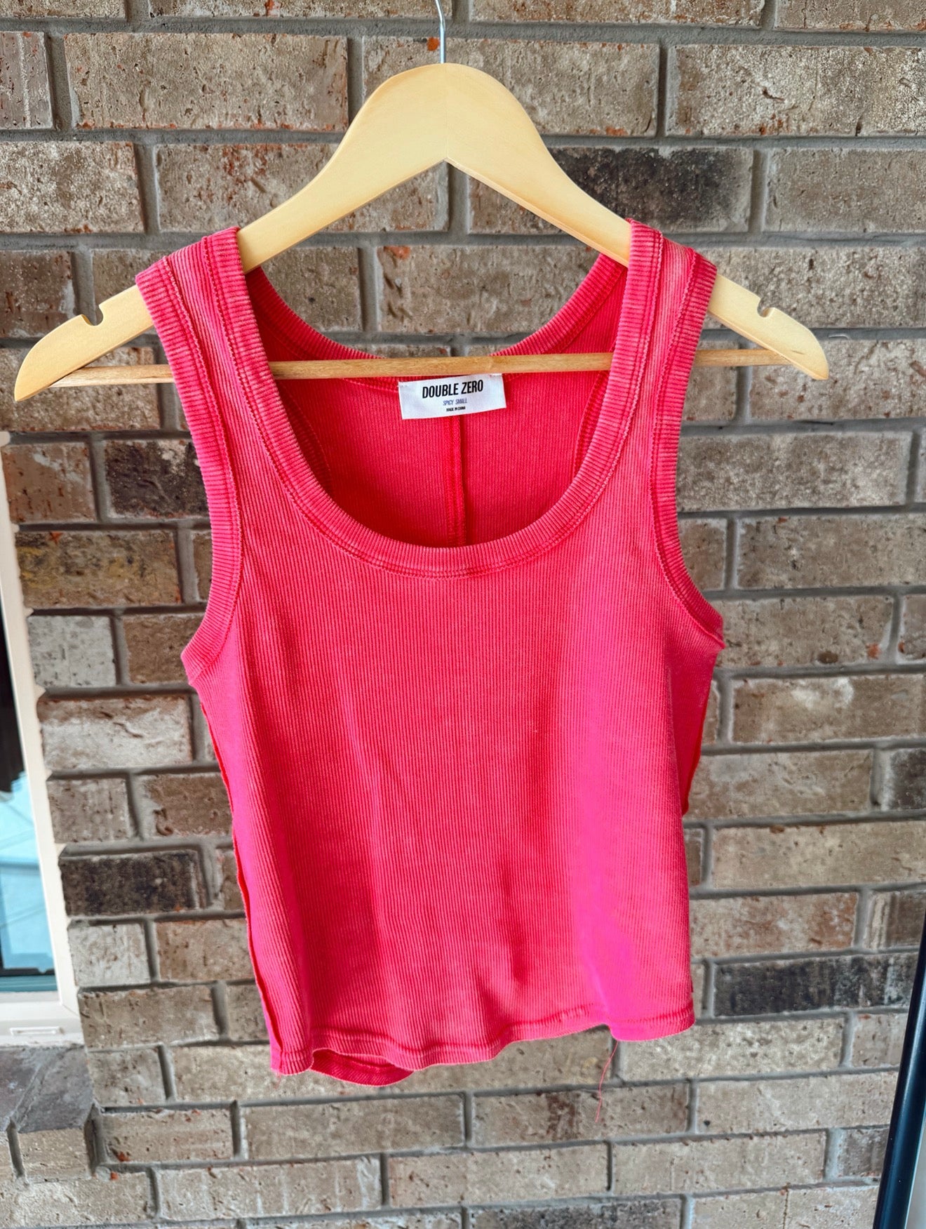 Ribbed Raspberry Tank