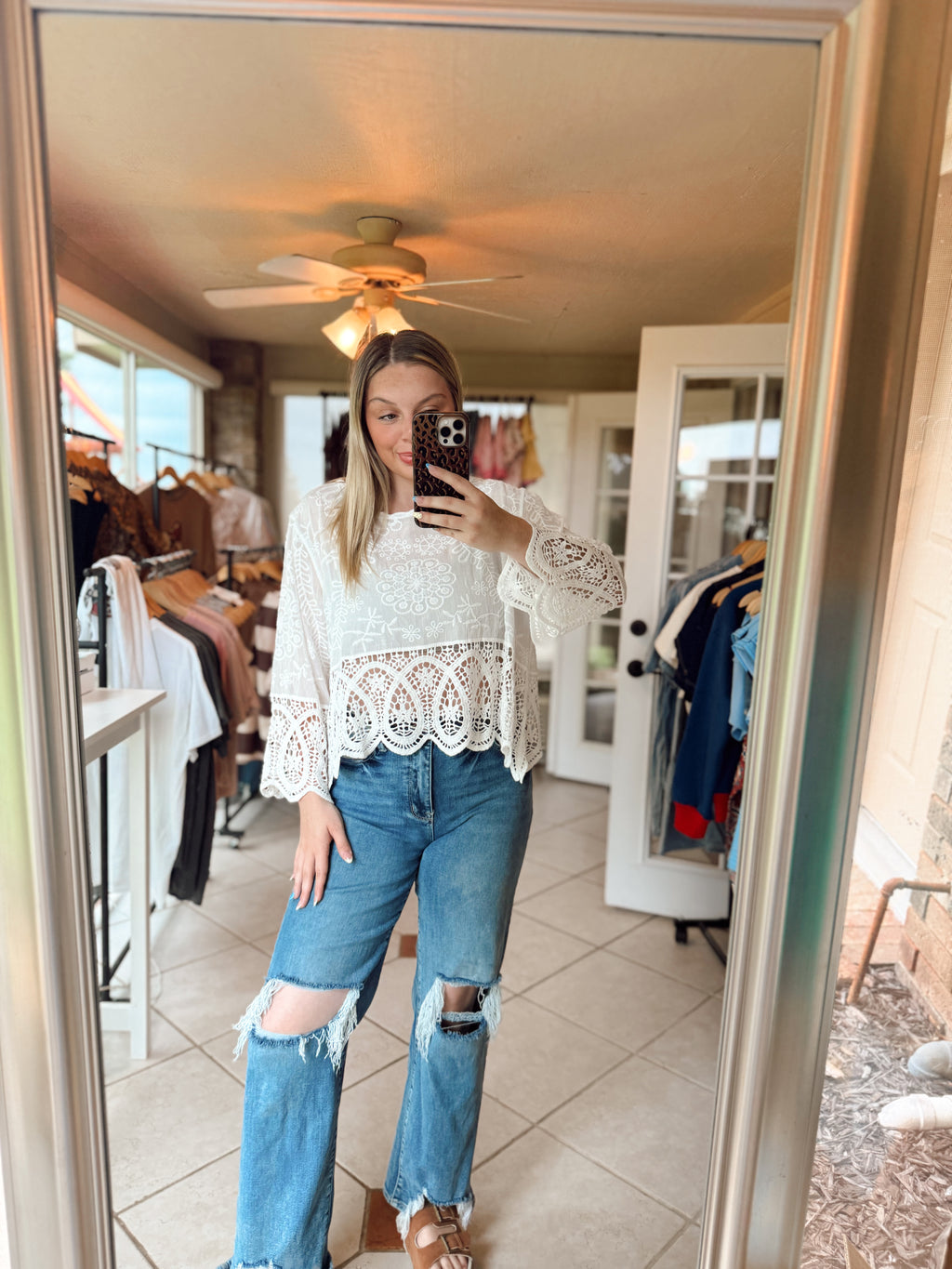 Belle Lace Top