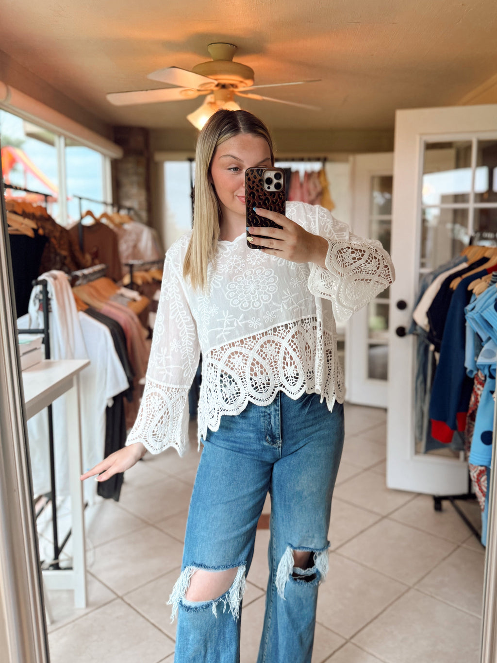 Belle Lace Top
