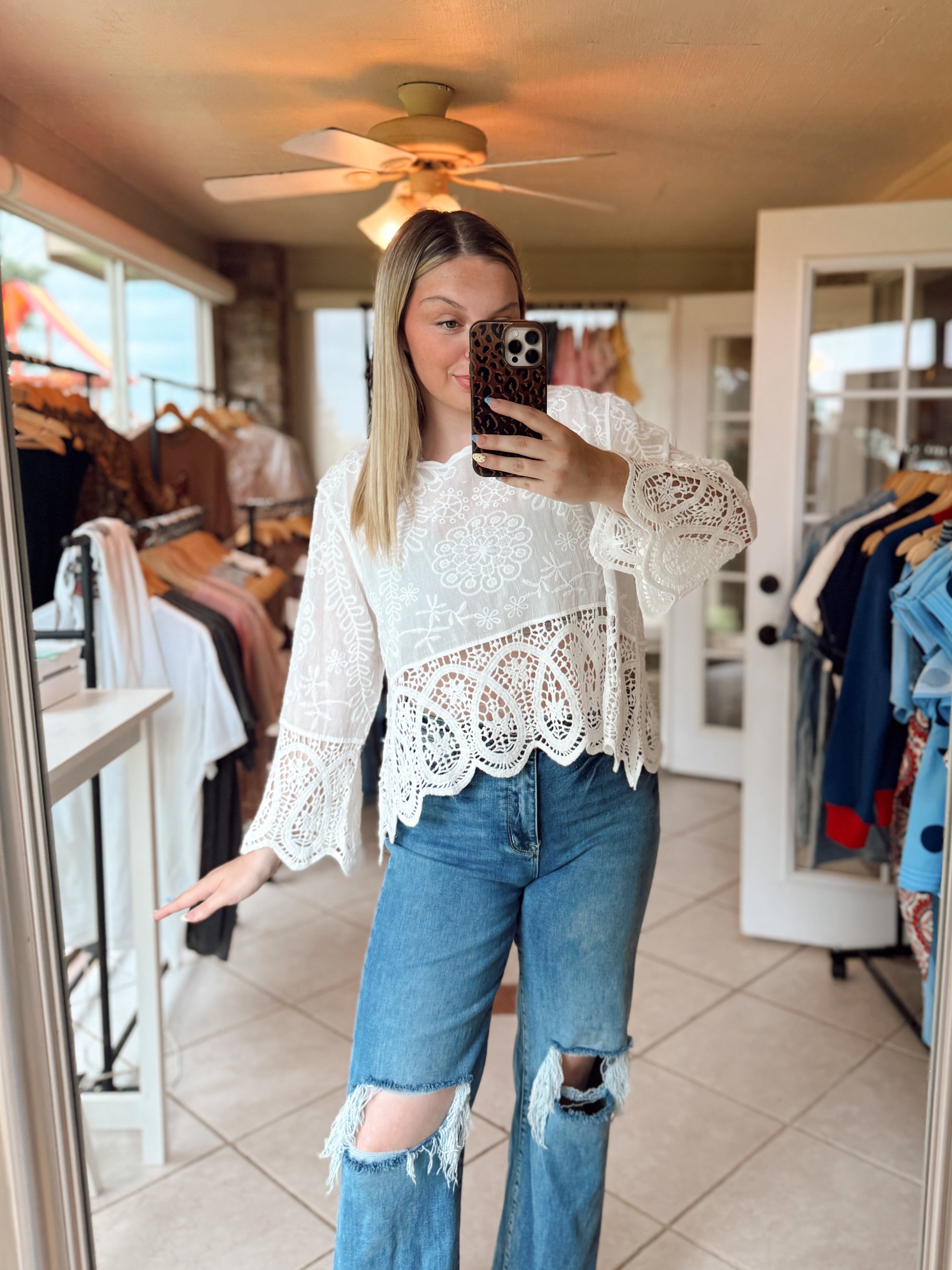 Belle Lace Top