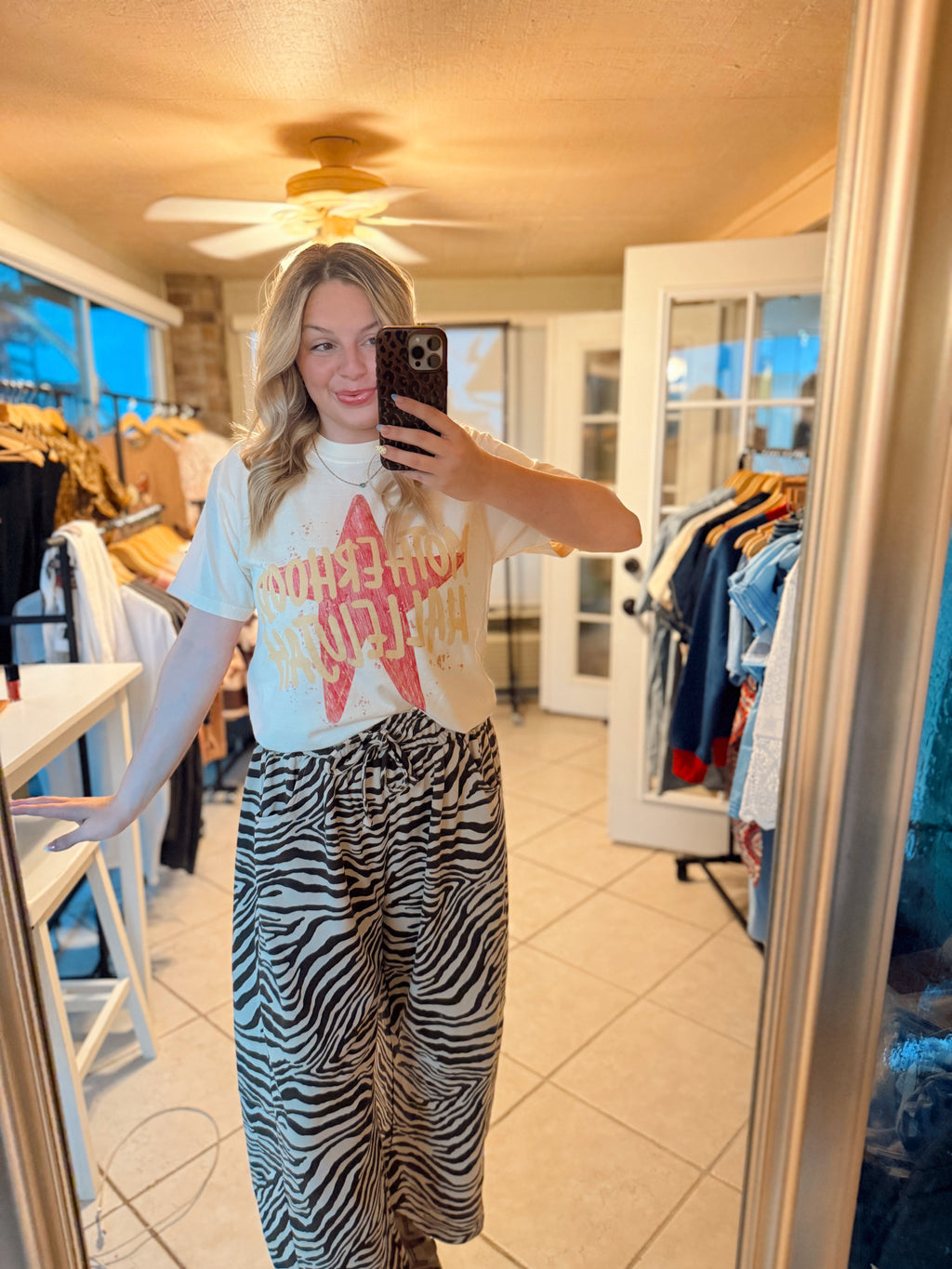 Zebra Barrel Sweatpants PREORDER