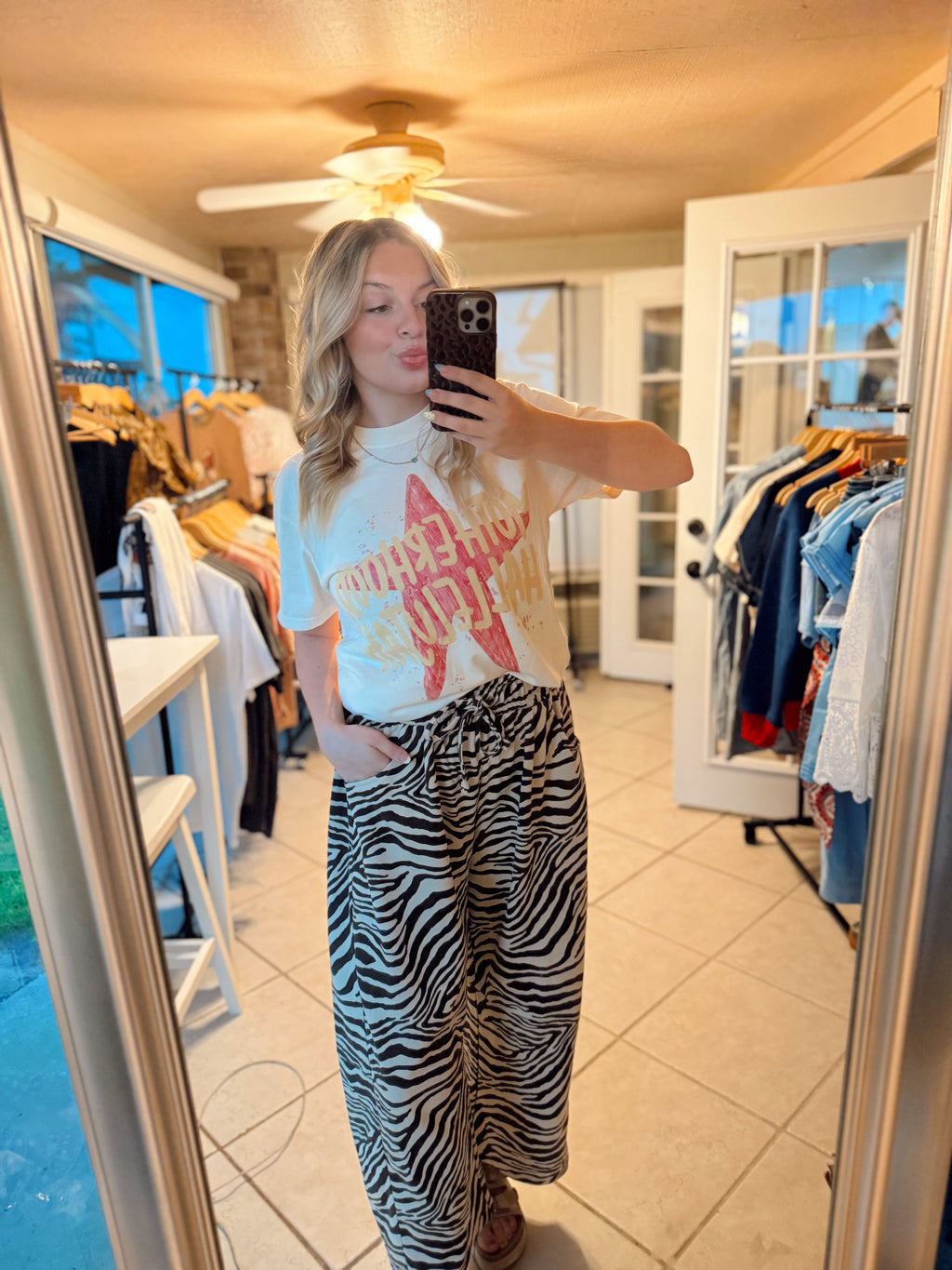 Zebra Barrel Sweatpants PREORDER