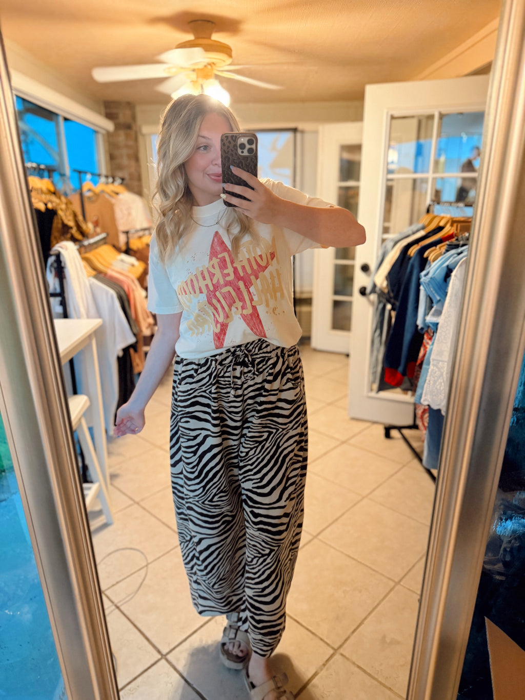 Zebra Barrel Sweatpants PREORDER