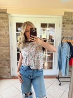 Camo Cross-Back Tee