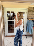 Eyelet Side-Tie Tank