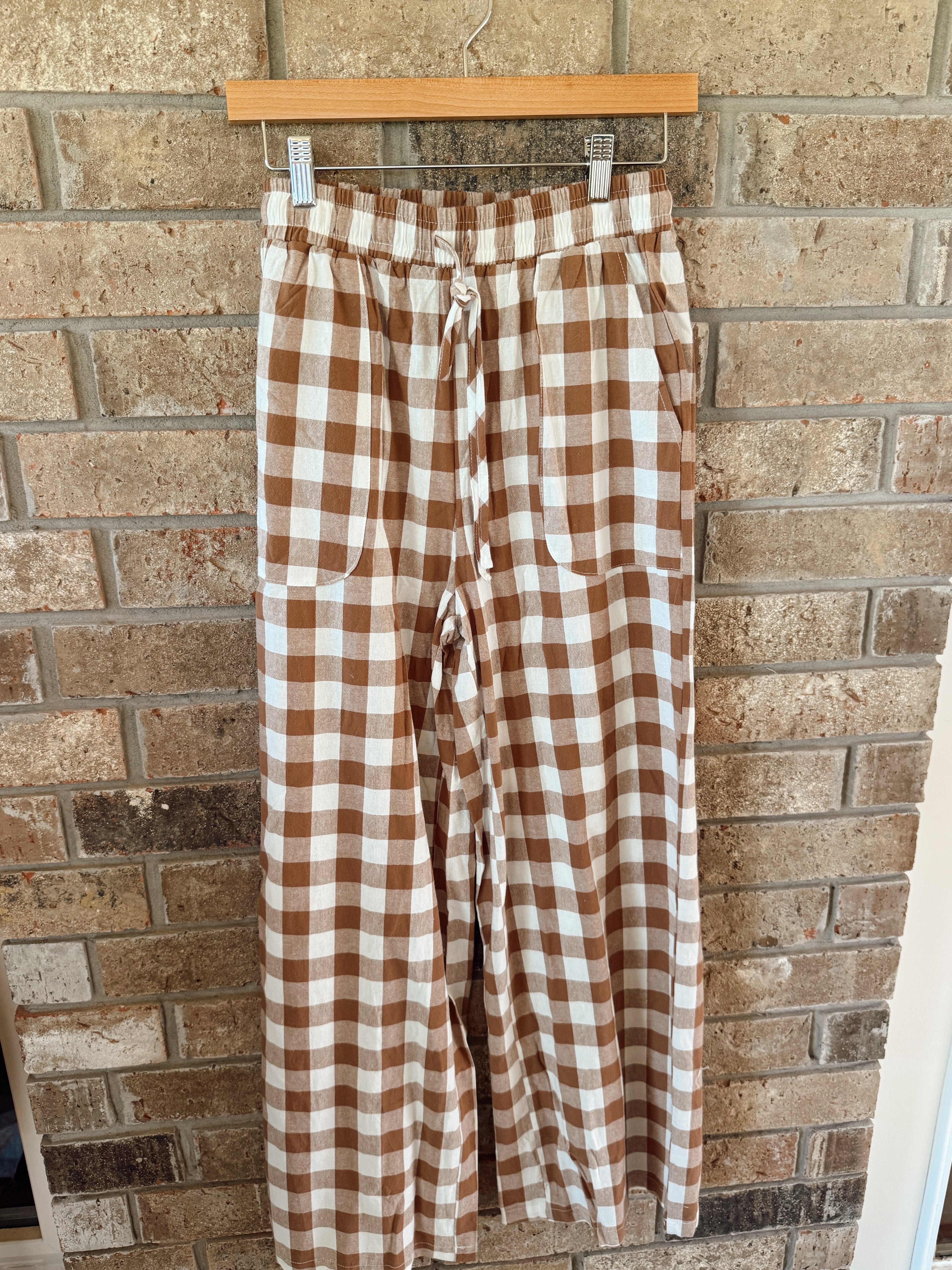 Saddle Check Trouser