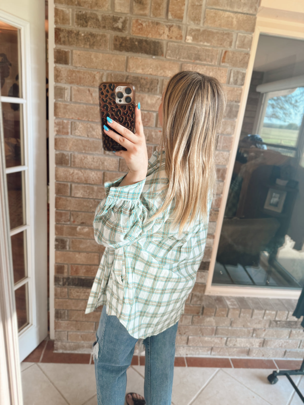 Teal Ridge Flannel