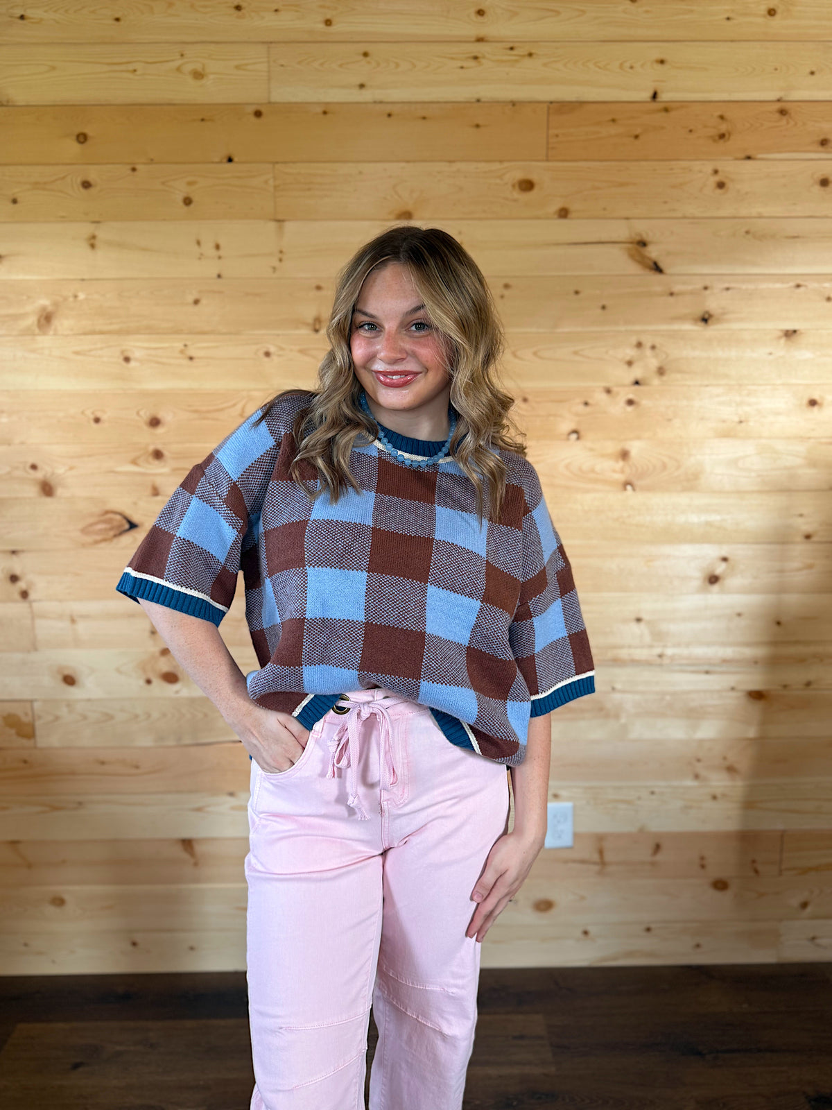 Harvest Plaid Sweater