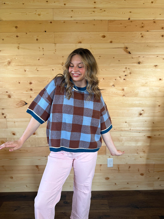 Harvest Plaid Sweater