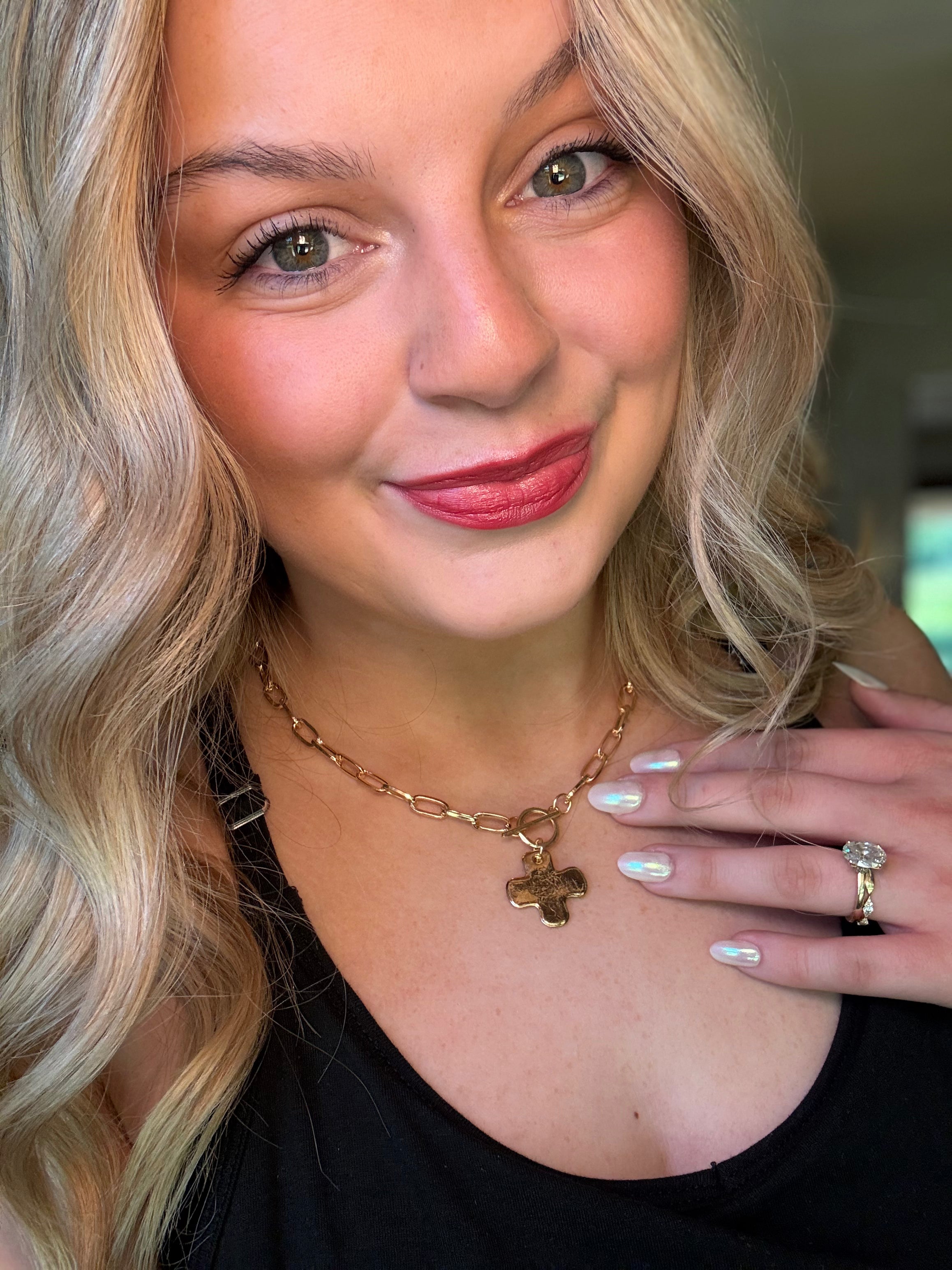 Gold Cross Necklace