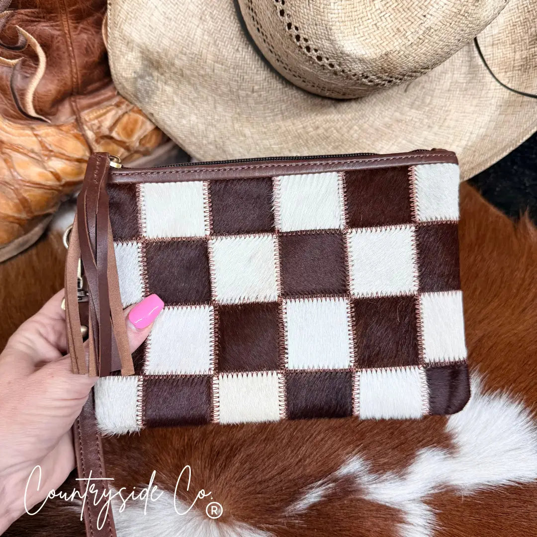 Stockyard Checkered Pouch