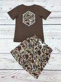 Camo Duck Shorts Set