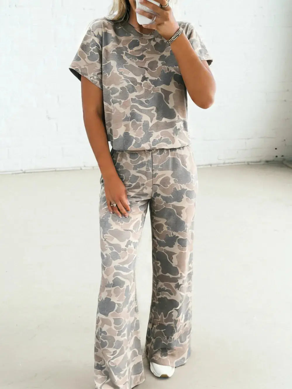 Woodland Camo Lounge Set