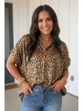 Metalic Leopard Blouse