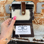 Cowhide Wristlet Wallet