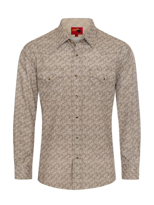 Mens Paisley Pearl Snap
