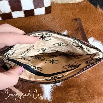 Stockyard Checkered Pouch