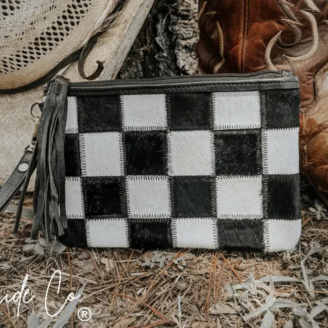 Stockyard Checkered Pouch
