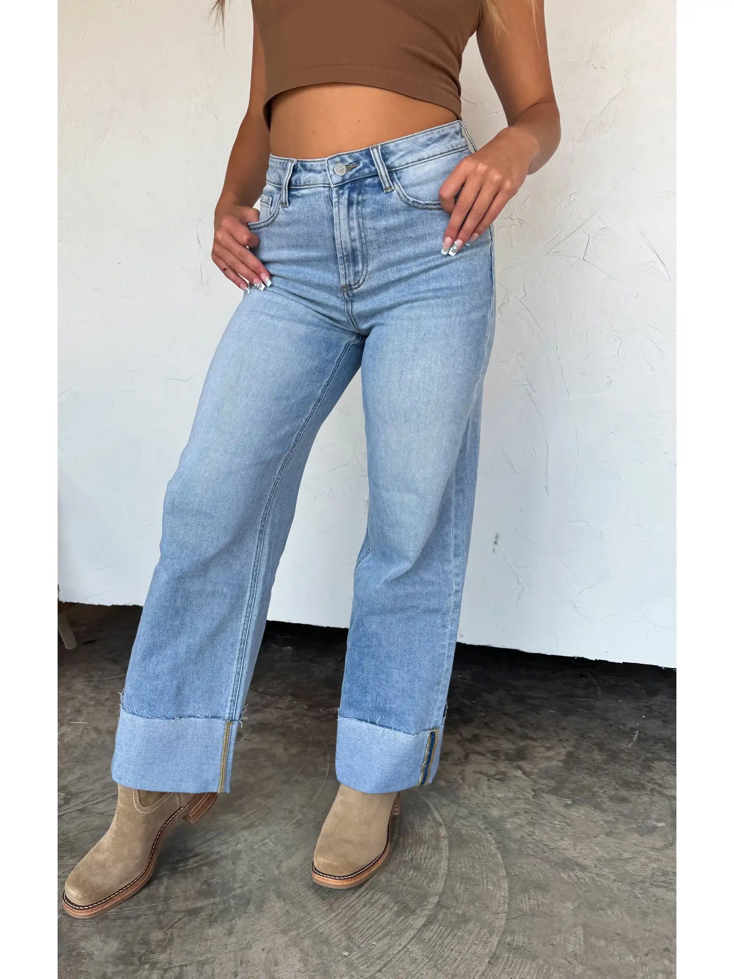 Wide Cuff Jean