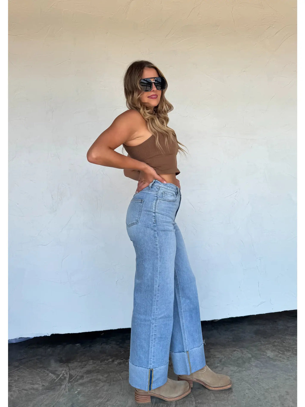 Wide Cuff Jean